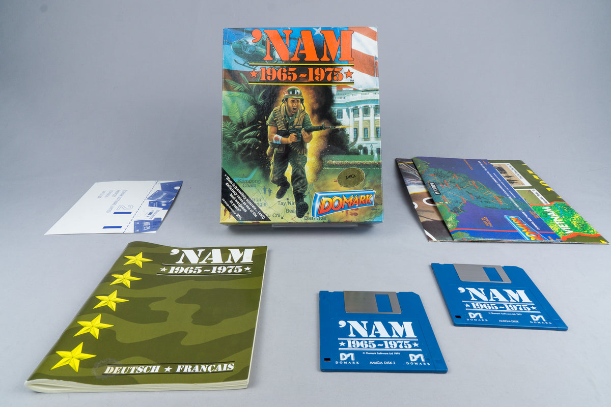 NAM 1965-1975 Amiga OVP CIB Poster Karte