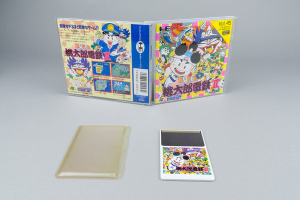 Super Momotaro Dentetsu II PC Engine OVP CIB NTSC-J