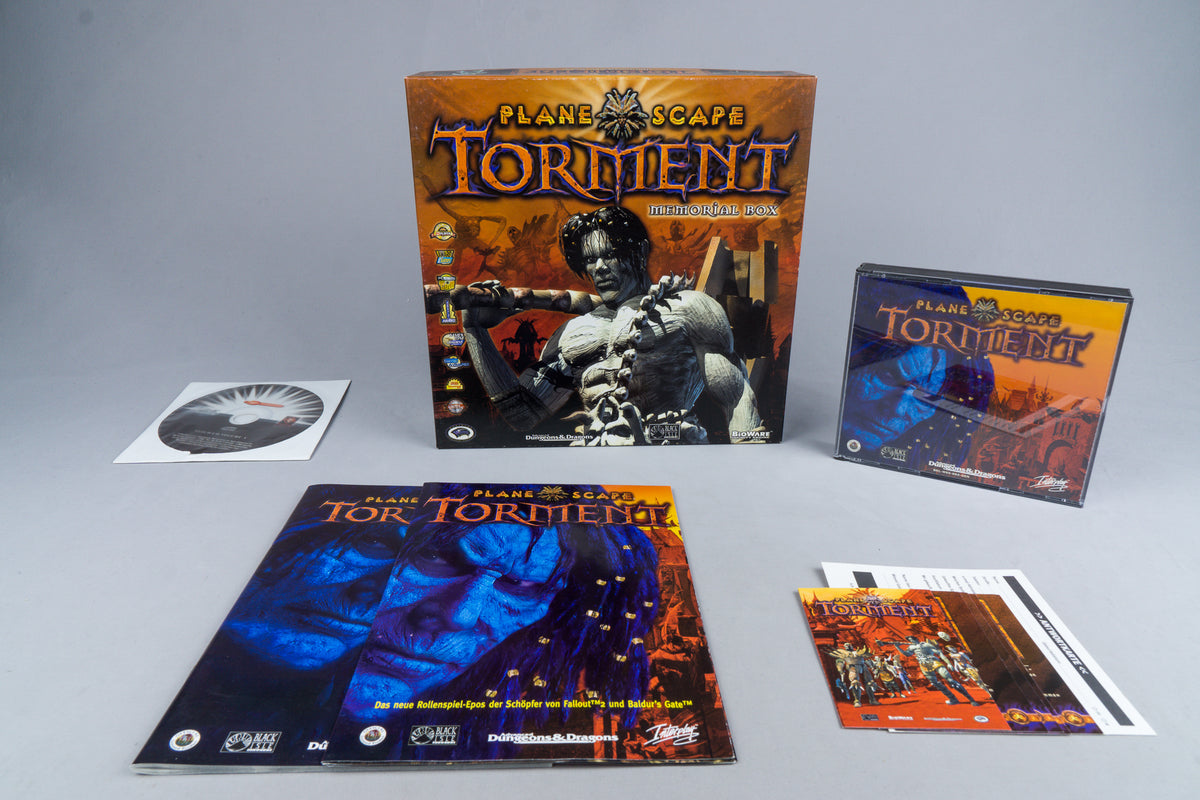 Planescape Torment - Memorial Box PC OVP CIB Sammelkarten