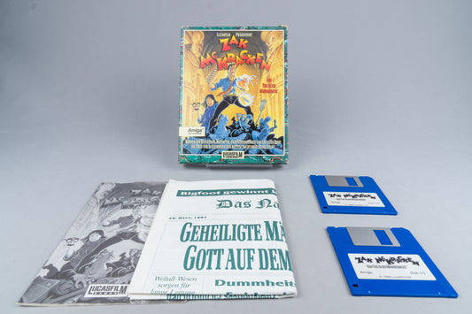 Zak McKracken and the Alien Mindbenders Amiga OVP CIB Acrylcase