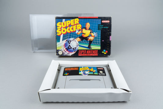 Super Soccer Super Nintendo SNES OVP PAL