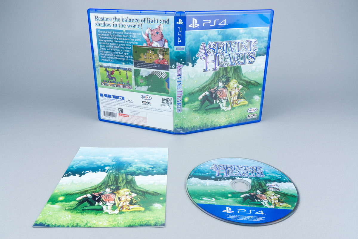 Asdivine Hearts PlayStation 4 PS4 OVP Limited Run #80 incl. Trading Card