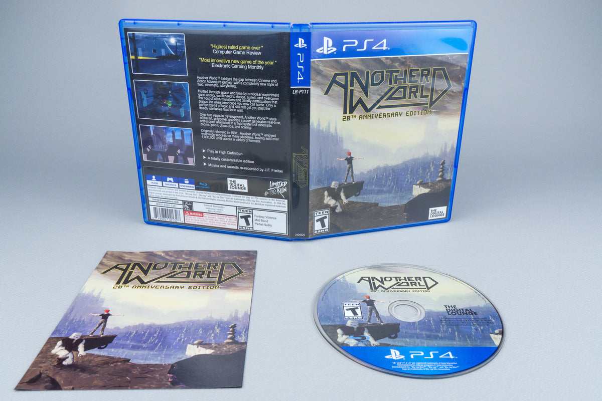 Another World - 20th Anniversary Edition PlayStation 4 PS4 OVP Limited Run #180