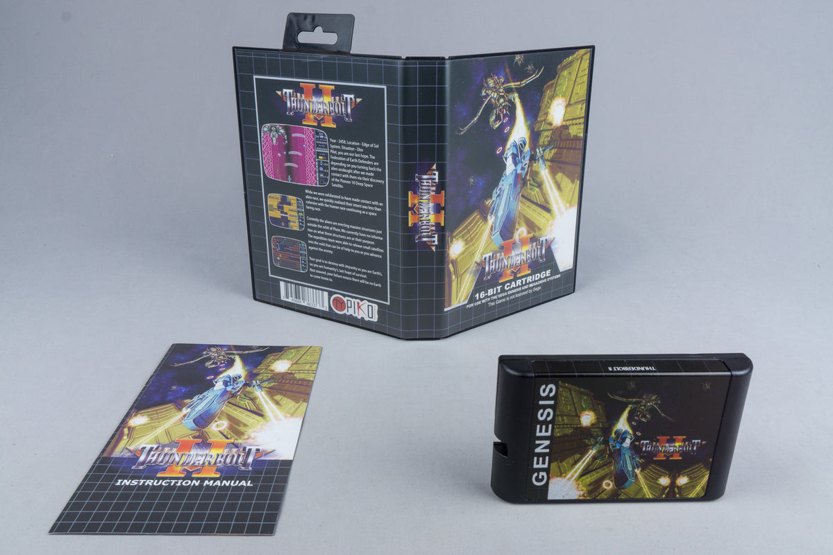 Thunderbolt II Sega Genesis / Mega Drive OVP CIB