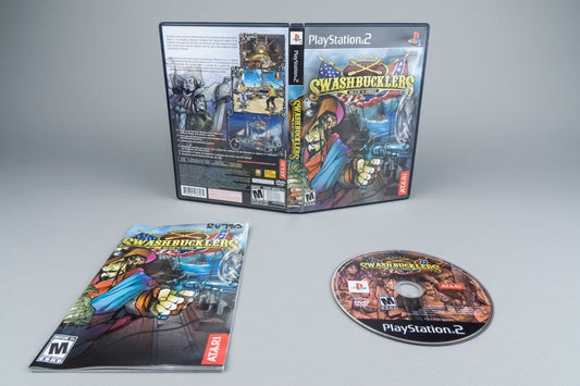 Swash Bucklers: Blue vs. Grey PlayStation 2 PS2 OVP CIB NTSC-U/C