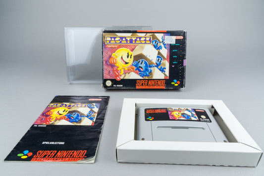 Pac-Attack Super Nintendo SNES OVP CIB PAL