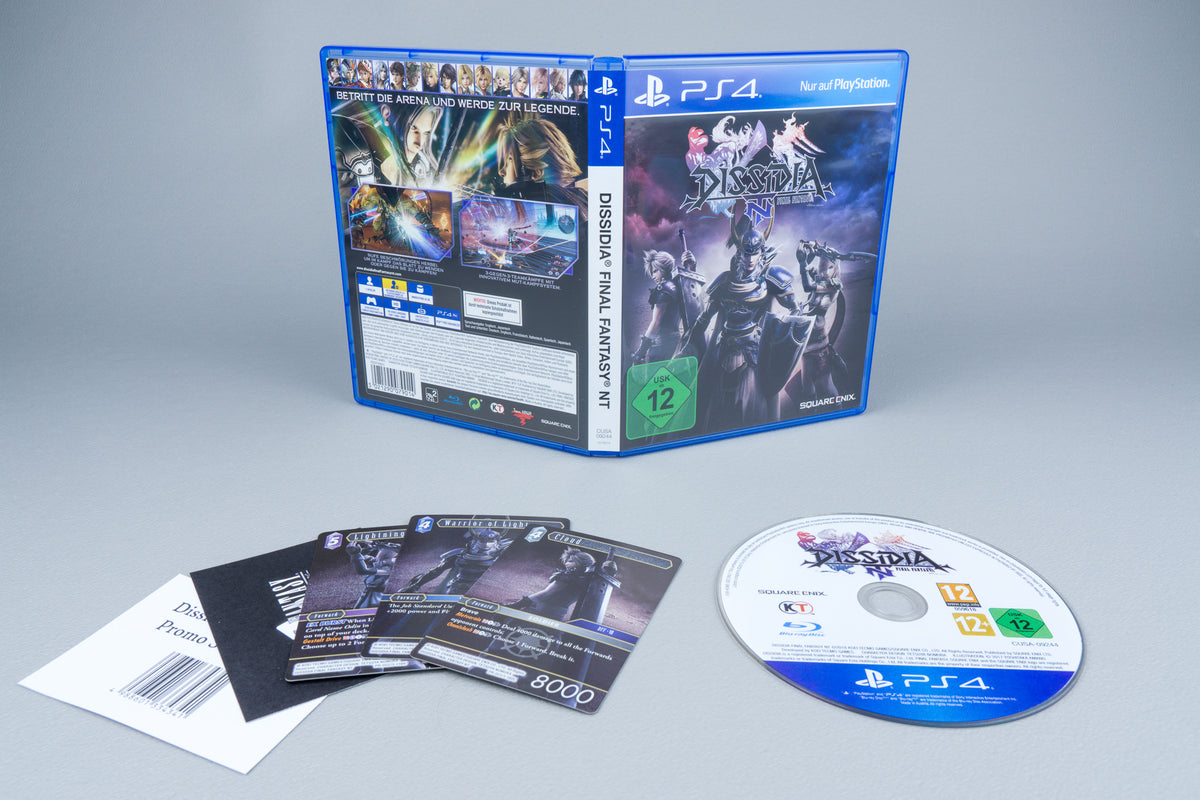 Dissidia Final Fantasy NT PlayStation 4 PS4 OVP + 3 Trading Cards