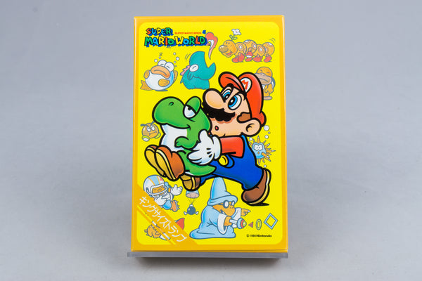 Super Mario World King Size Trump Spielkarten Japan 1990 Neu OVP Gelb
