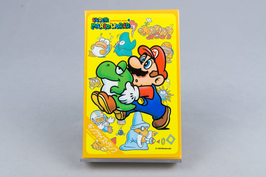 Super Mario World King Size Trump Spielkarten Japan 1990 Neu OVP Gelb