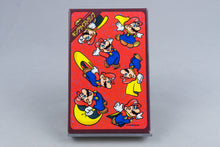 Super Mario World King Size Trump Spielkarten Japan 1990 Neu OVP Weinrot
