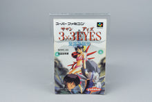 3x3 Eyes: Seima Kourinden Super Famicom SFC OVP CIB Reg Card NTSC-J
