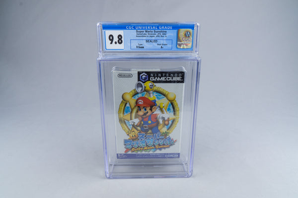 Super Mario Sunshine Nintendo GameCube Neu Sealed CGC 9.8 A+ NTSC-J