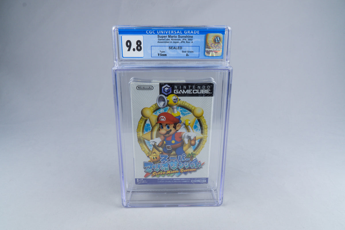Super Mario Sunshine Nintendo GameCube Neu Sealed CGC 9.8 A+ NTSC-J