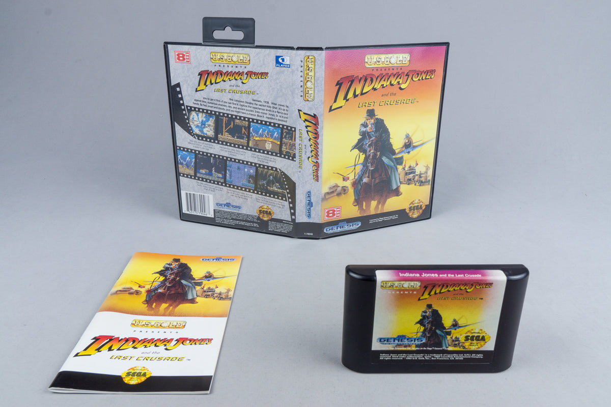 Indiana Jones and the Last Crusade Sega Genesis OVP CIB NTSC-U/C